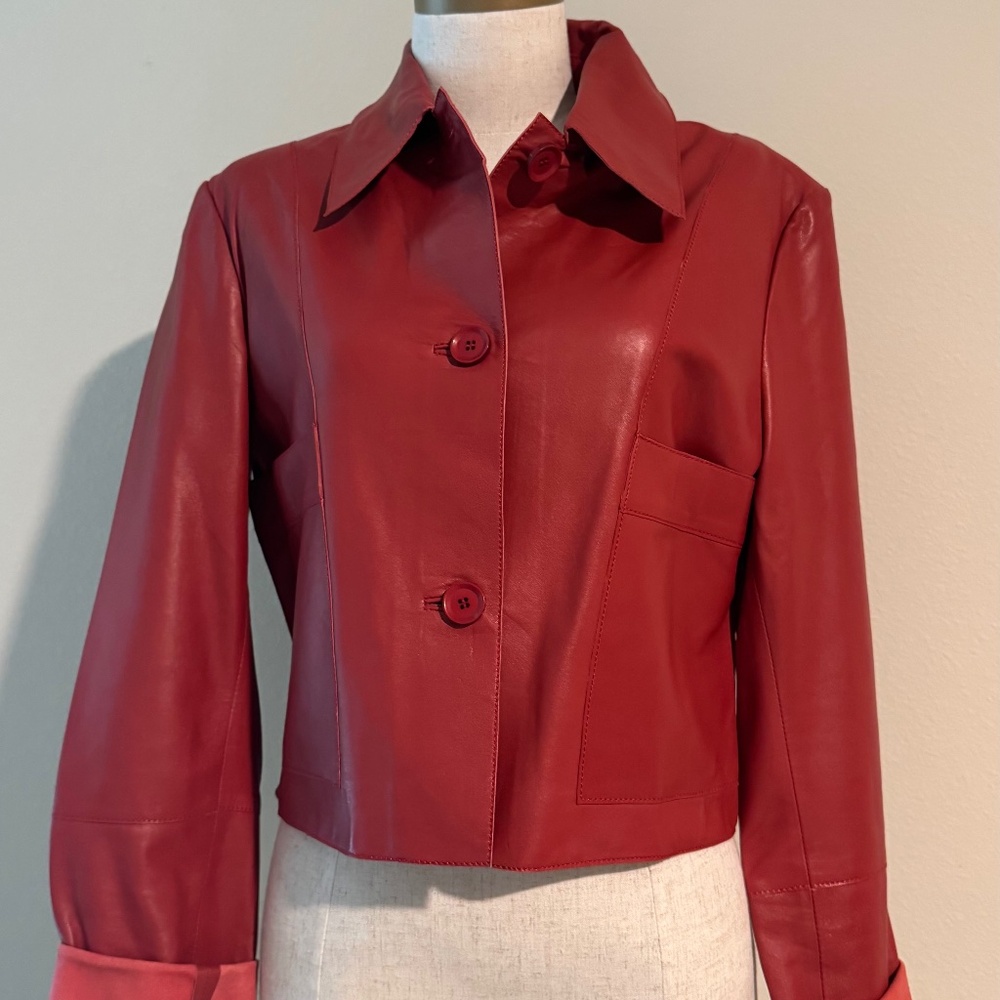 Spartina 449 Leather Jacket